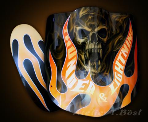 Custompainting: Motorrad bemalen