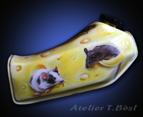 Custompainting: Motorrad bemalen