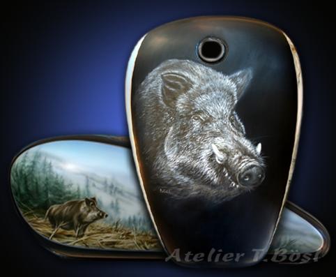 Custompainting: Motorrad bemalen