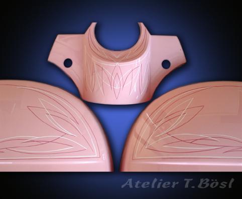 Pinstriping für Auto und Motorrad
