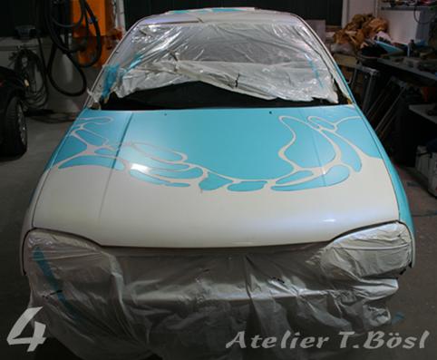 Airbrush Custompainting im Kurs