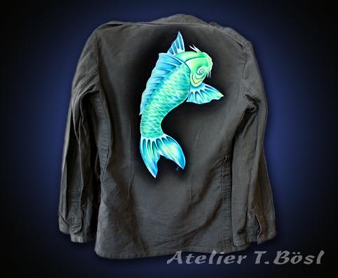Airbrush Textilien bemalen